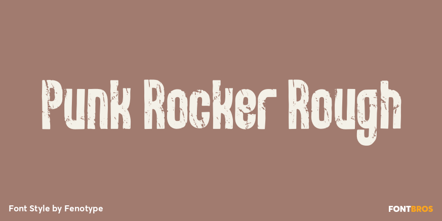 Punk Rocker Rough Poster