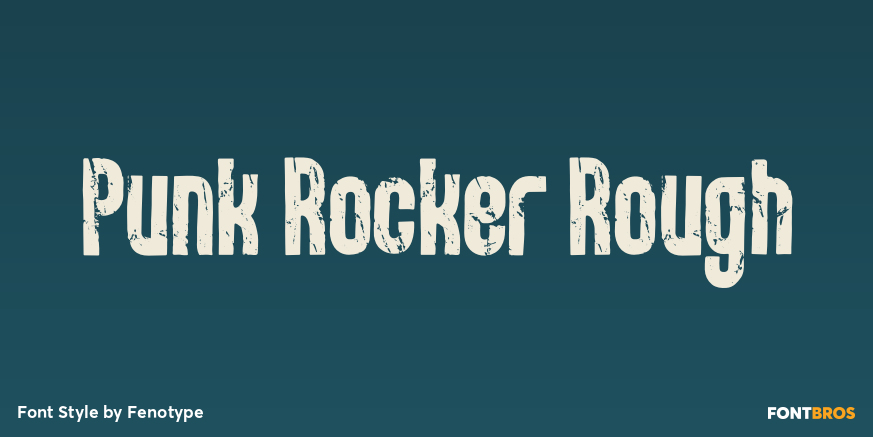 Punk Rocker Rough Poster