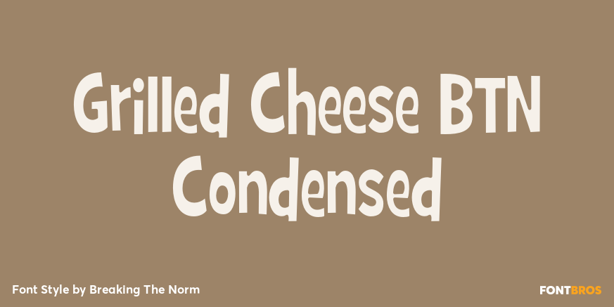 Grilled Cheese BTN Condensed Poster