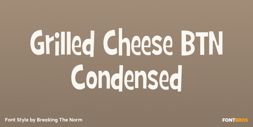 Grilled Cheese BTN Condensed Poster