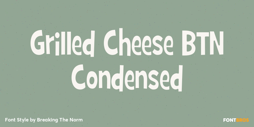 Grilled Cheese BTN Condensed Poster