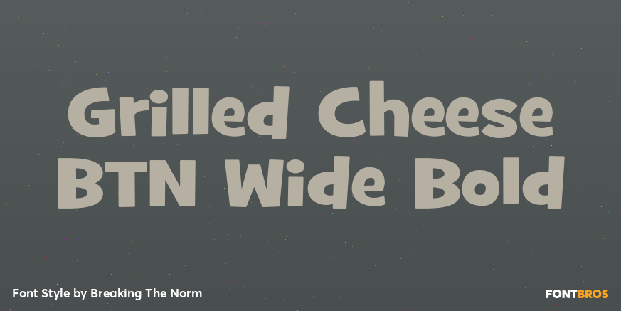 Grilled Cheese BTN Wide Bold Poster