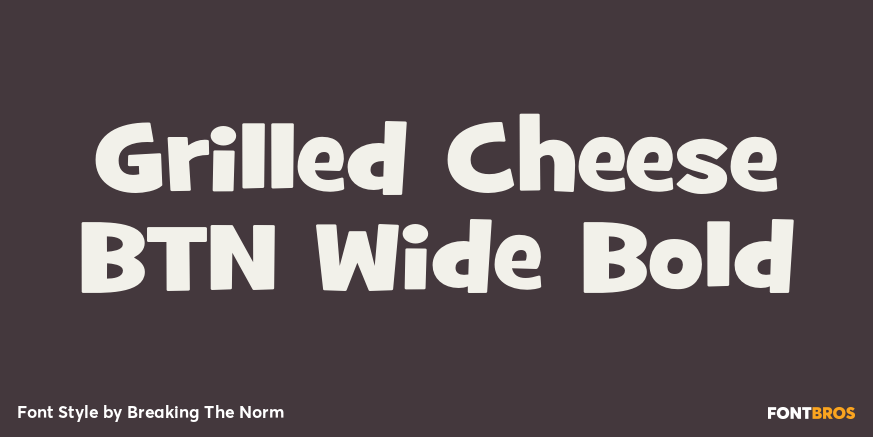 Grilled Cheese BTN Wide Bold Poster