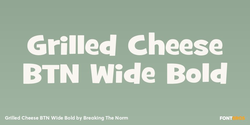 Grilled Cheese BTN Wide Bold Poster