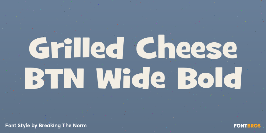 Grilled Cheese BTN Wide Bold Poster