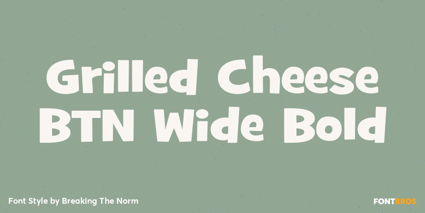 Grilled Cheese BTN Wide Bold Poster