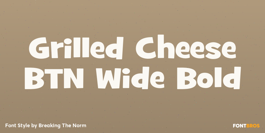 Grilled Cheese BTN Wide Bold Poster