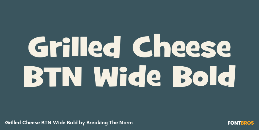 Grilled Cheese BTN Wide Bold Poster