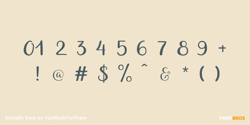 Aristelle Sans Font Poster #4