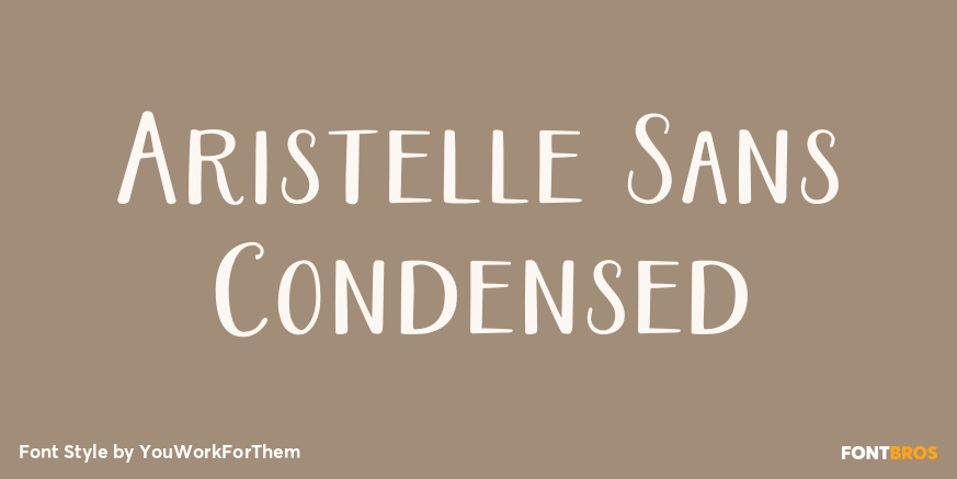 Aristelle Sans Condensed Poster