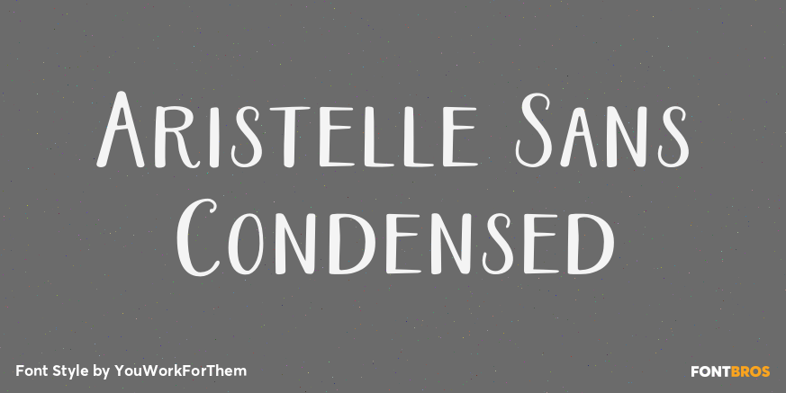 Aristelle Sans Condensed Poster