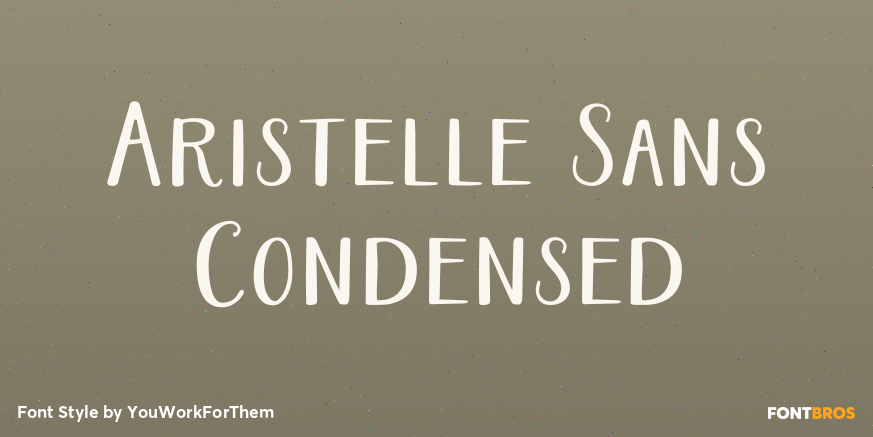 Aristelle Sans Condensed Poster