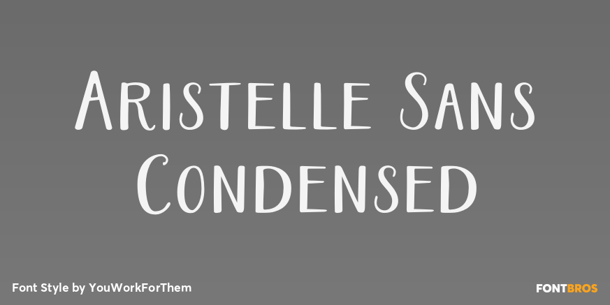 Aristelle Sans Condensed Poster