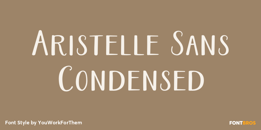 Aristelle Sans Condensed Poster