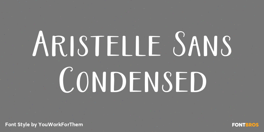 Aristelle Sans Condensed Poster