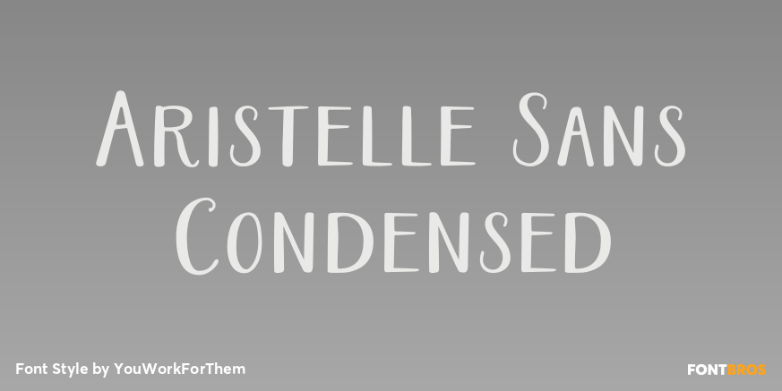 Aristelle Sans Condensed Poster