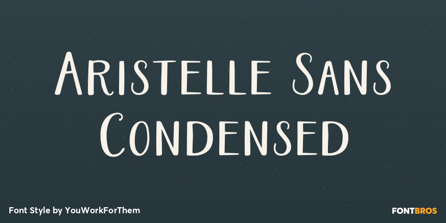 Aristelle Sans Condensed Poster