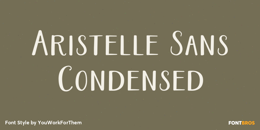 Aristelle Sans Condensed Poster