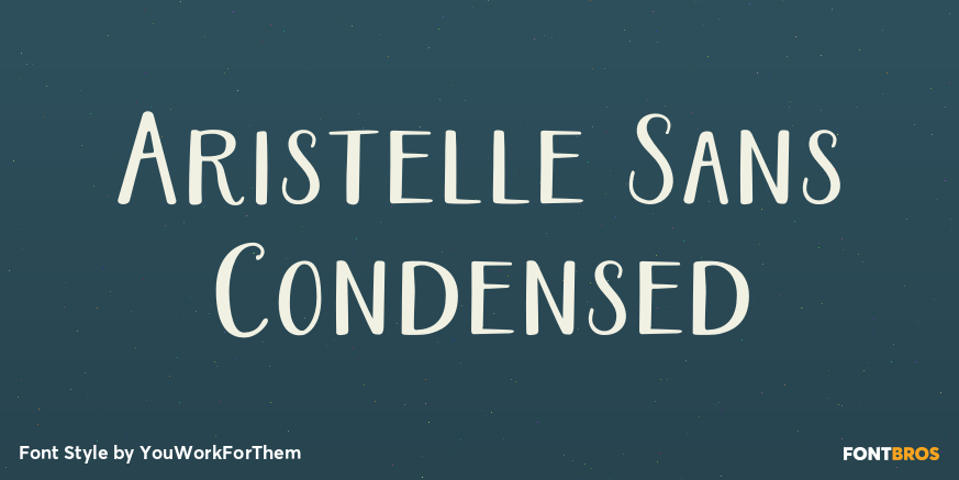 Aristelle Sans Condensed Poster