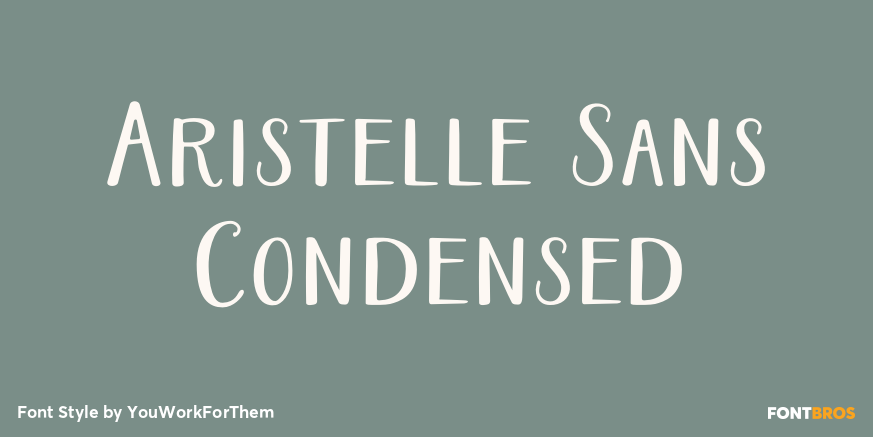 Aristelle Sans Condensed Poster