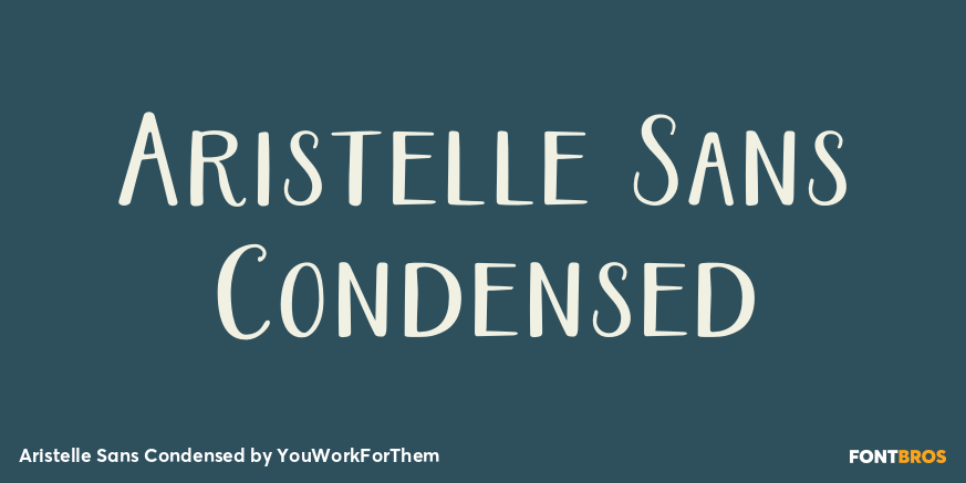 Aristelle Sans Condensed Poster