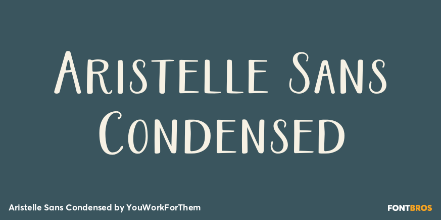 Aristelle Sans Condensed Poster