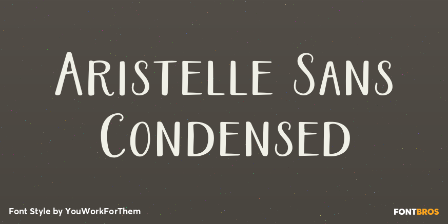 Aristelle Sans Condensed Poster