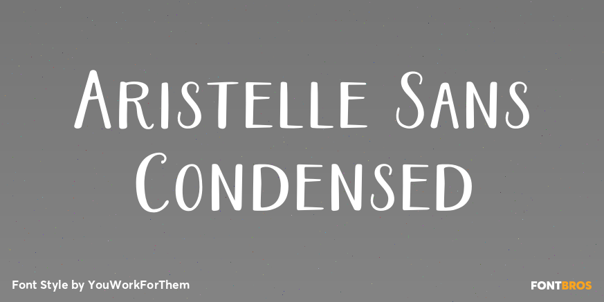 Aristelle Sans Condensed Poster