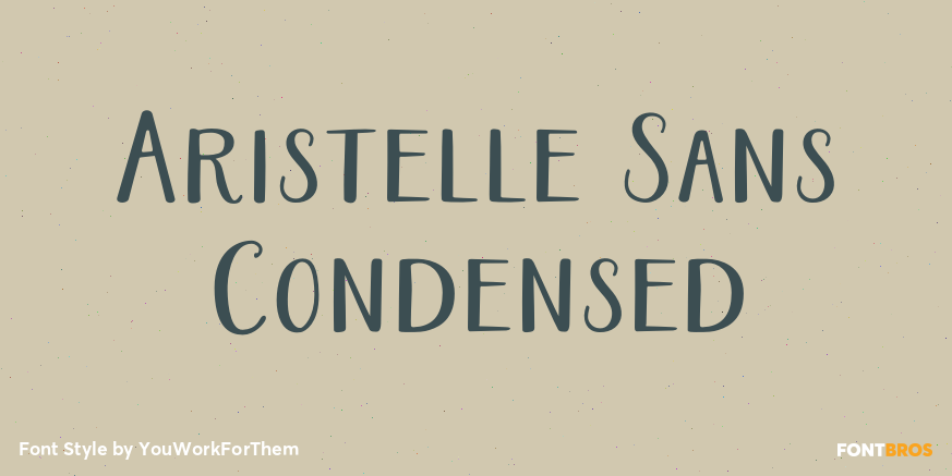 Aristelle Sans Condensed Poster