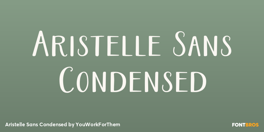 Aristelle Sans Condensed Poster