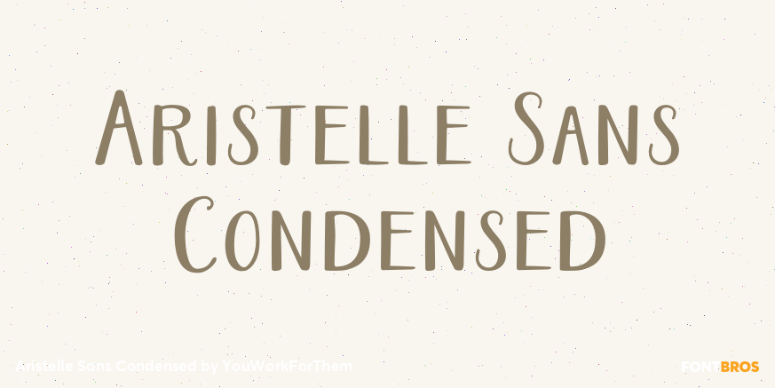 Aristelle Sans Condensed Poster