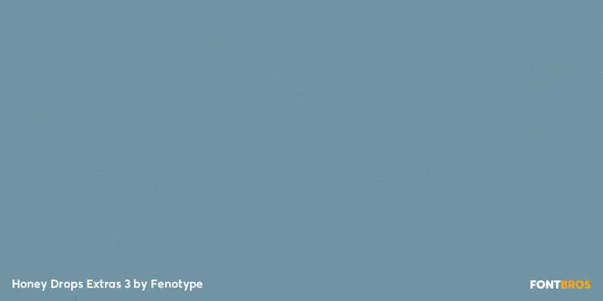 Honey Drops Extras 3 Font Poster #1