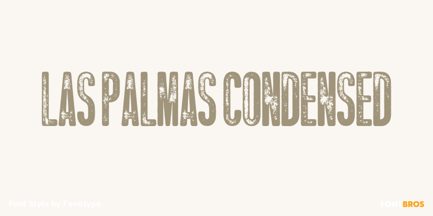 Las Palmas Condensed Poster