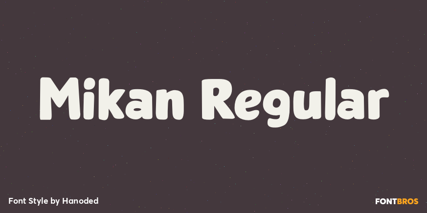 Mikan Regular Poster