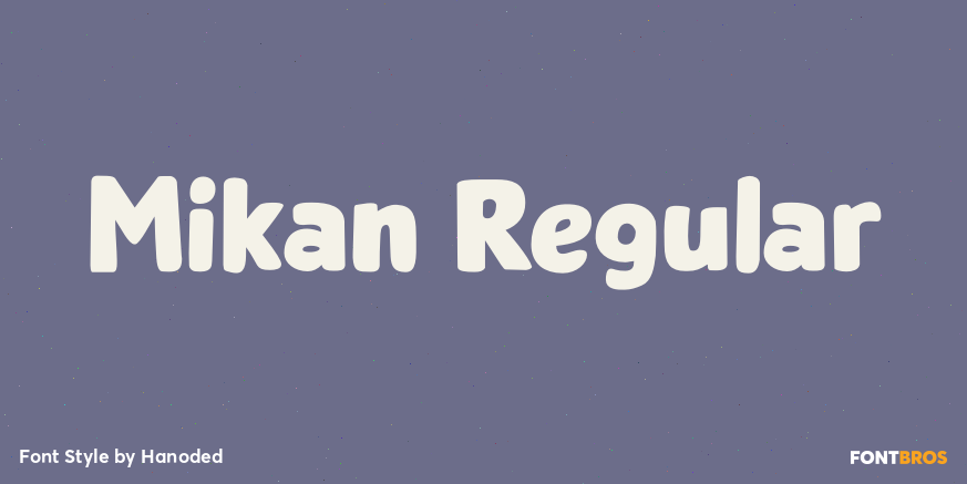 Mikan Regular Poster