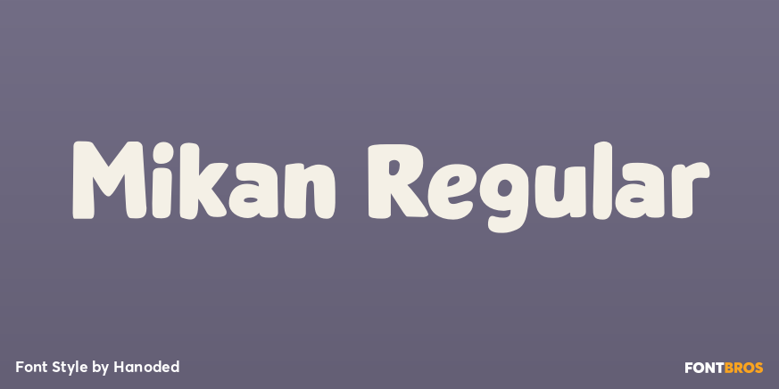 Mikan Regular Poster