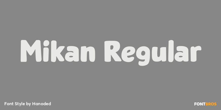 Mikan Regular Poster