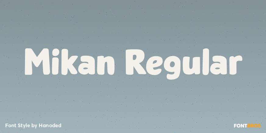 Mikan Regular Poster