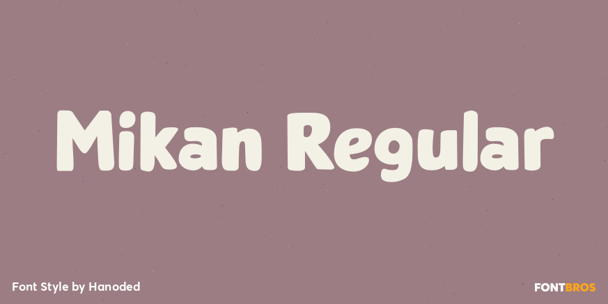 Mikan Regular Poster