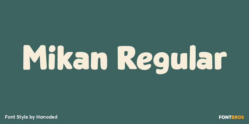 Mikan Regular Poster