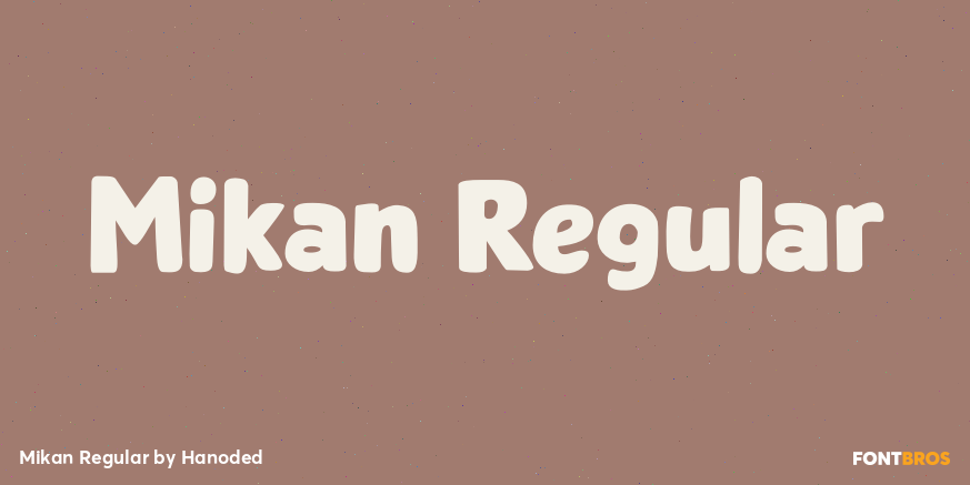 Mikan Regular Poster