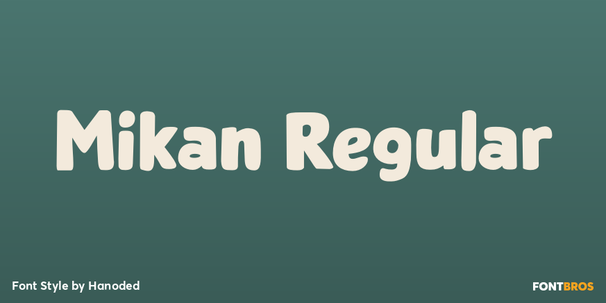 Mikan Regular Poster