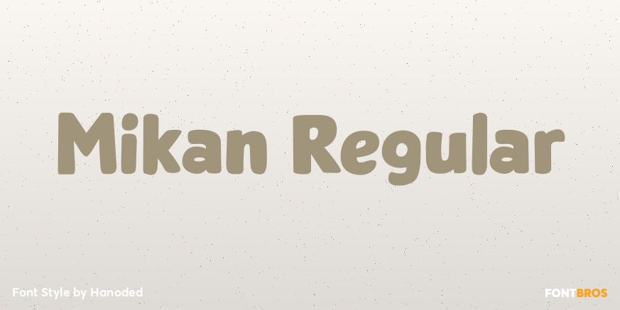 Mikan Regular Poster