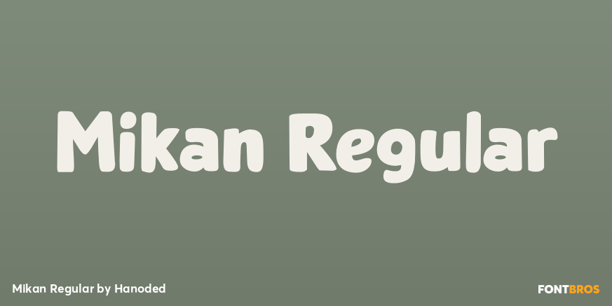 Mikan Regular Poster