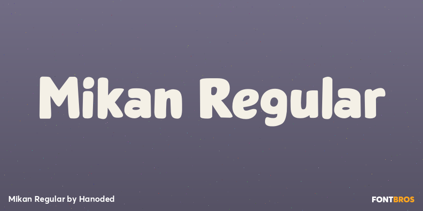 Mikan Regular Poster