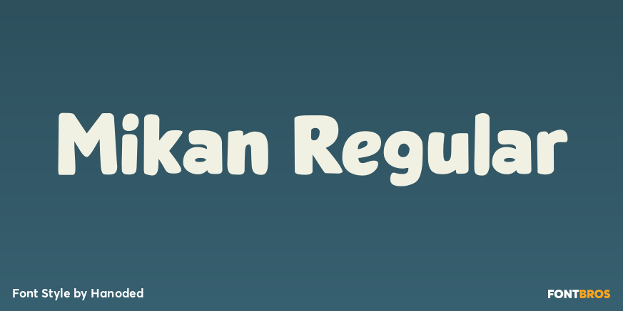 Mikan Regular Poster