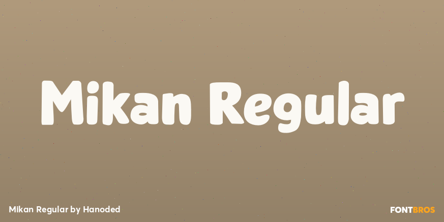 Mikan Regular Poster