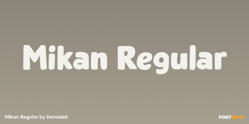 Mikan Regular Poster