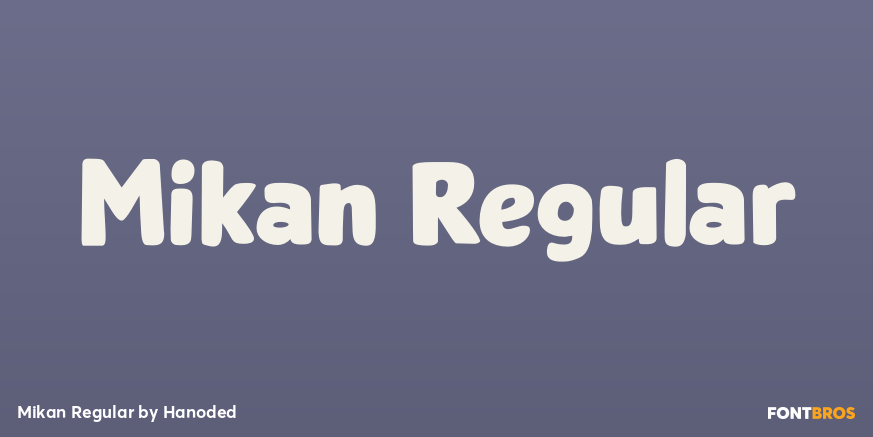 Mikan Regular Poster