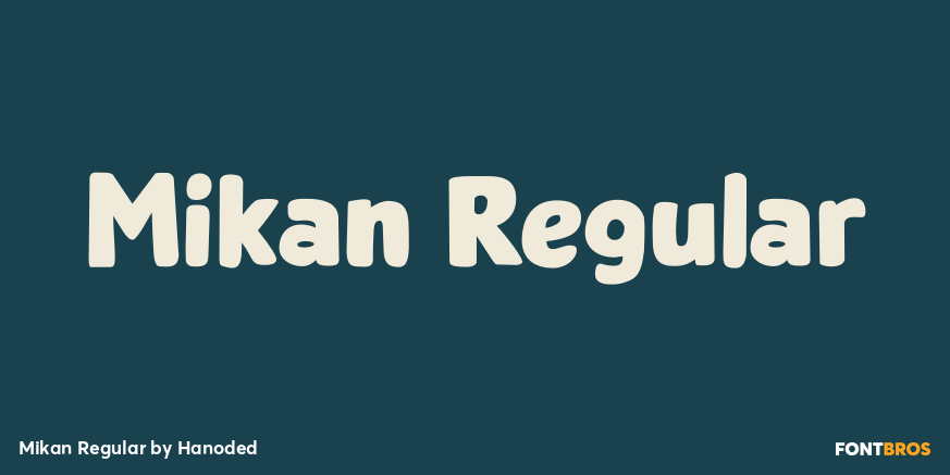 Mikan Regular Poster